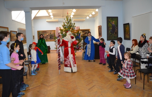 Новогодний праздник в Энгельсском краеведческом музее.