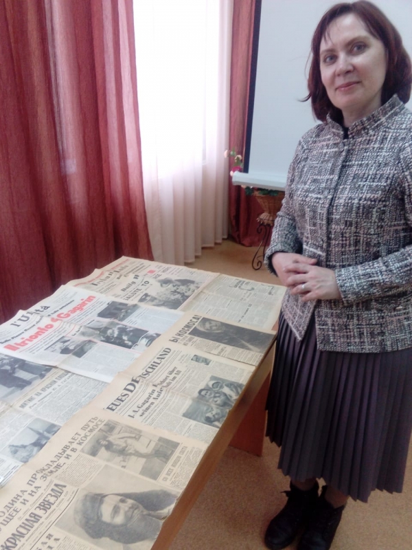 Сотрудники Энгельсского краеведческого музея принимают участие в мероприятиях, посвященных 60-летию первого полета человека в космос.
