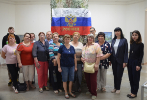 Посетителями Энгельсского краеведческого музея стали представители Энгельсской местной организации Всероссийского общества глухих