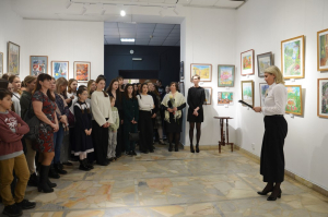 Сегодня в Энгельсском краеведческом музее состоялось открытие выставки-конкурса изобразительного искусства «Школа вдохновения»