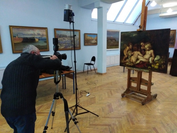 Оцифровка  картин известного художника Якова Вебера.