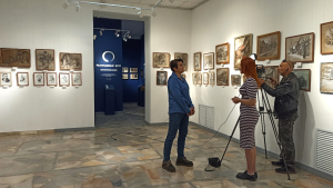 Съемочная группа информационного агентства «СаратовБизнесКонсалтинг» посетила музей